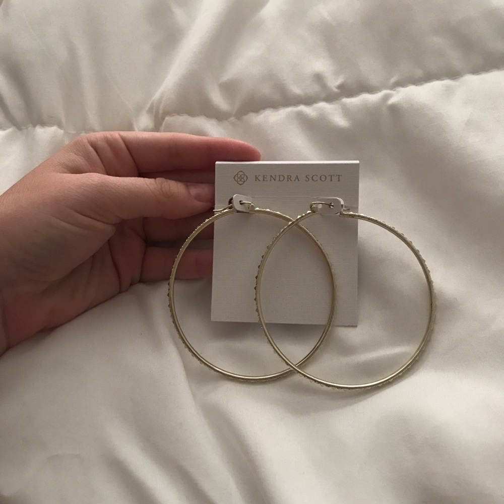 AnneMarie Gold Hoops